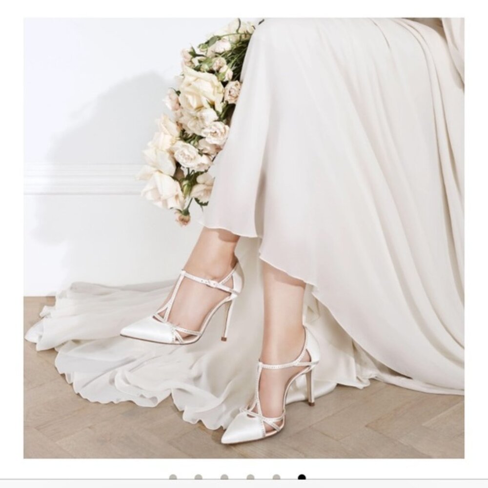 BENEDETTA IVORY SATIN Shoes size 38